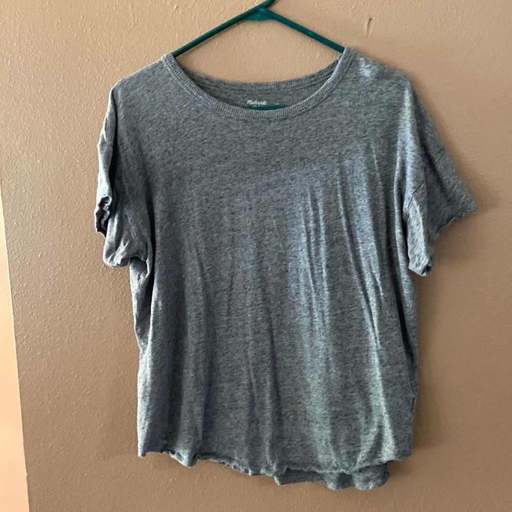 Madewell Gray Short Sleeve Tee